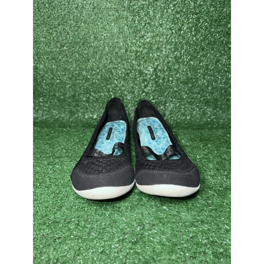 Danskin Now Womens Size 8‎ Black Comfort Slip On Shoes Running Walking Sneakers